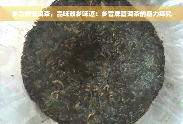 乡音牌普洱茶，品味故乡味道：乡音牌普洱茶的魅力探究