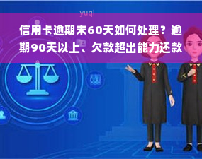 信用卡逾期未60天如何处理？逾期90天以上、欠款超出能力还款怎么办？影响征信吗？