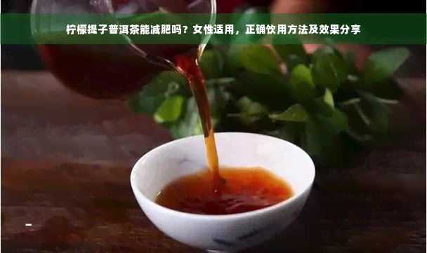 柠檬提子普洱茶能减肥吗？女性适用，正确饮用方法及效果分享