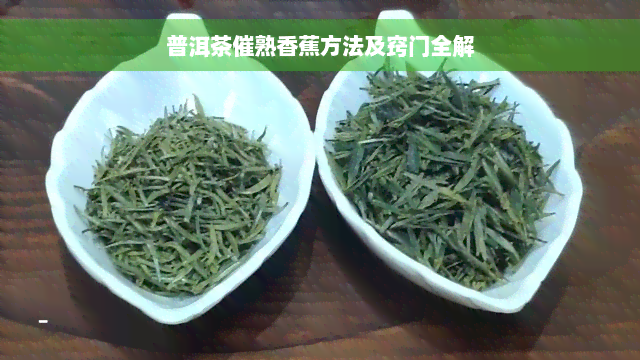 普洱茶催熟香蕉方法及窍门全解