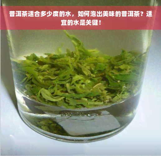 普洱茶适合多少度的水，如何泡出美味的普洱茶？适宜的水是关键！