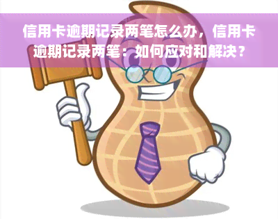 信用卡逾期记录两笔怎么办，信用卡逾期记录两笔：如何应对和解决？