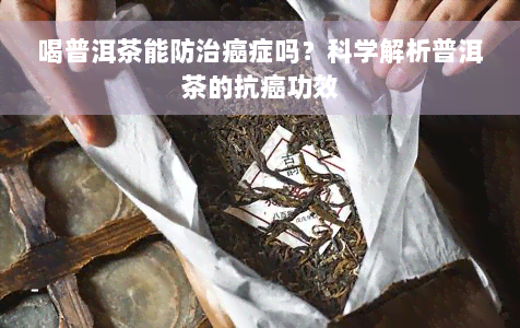 喝普洱茶能防治癌症吗？科学解析普洱茶的抗癌功效