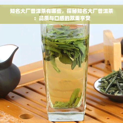 知名大厂普洱茶有哪些，探秘知名大厂普洱茶：品质与口感的双重享受