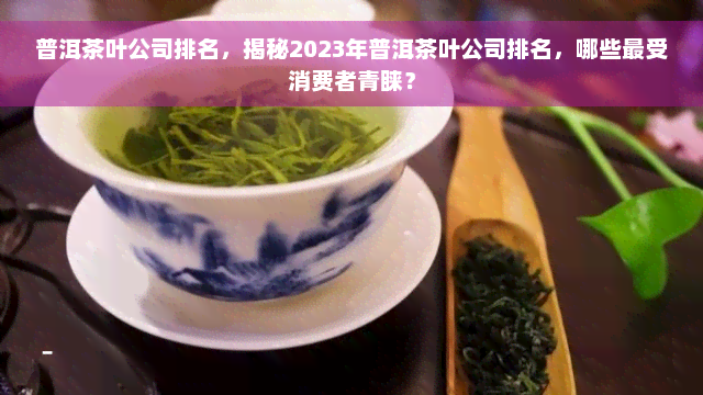 普洱茶叶公司排名，揭秘2023年普洱茶叶公司排名，哪些最受消费者青睐？