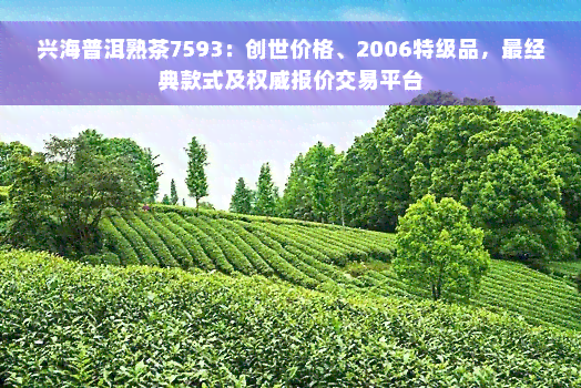 兴海普洱熟茶7593：创世价格、2006特级品，最经典款式及权威报价交易平台