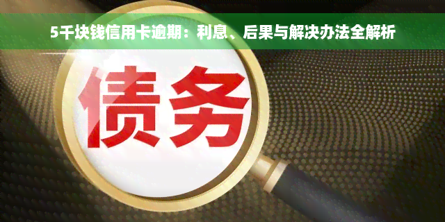 5千块钱信用卡逾期：利息、后果与解决办法全解析