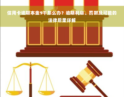 信用卡逾期本金9千怎么办？逾期利息、罚款及可能的法律后果详解