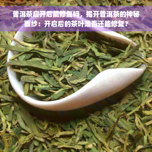 普洱茶启开后能修复吗，揭开普洱茶的神秘面纱：开启后的茶叶是否还能修复？