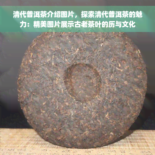 清代普洱茶介绍图片，探索清代普洱茶的魅力：精美图片展示古老茶叶的历与文化