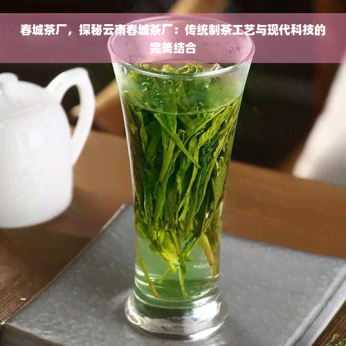 春城茶厂，探秘云南春城茶厂：传统制茶工艺与现代科技的完美结合