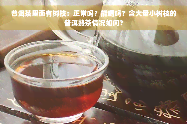 普洱茶里面有树枝：正常吗？能喝吗？含大量小树枝的普洱熟茶情况如何？