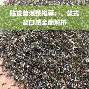 陈皮普洱茶推荐：、款式及口感全面解析