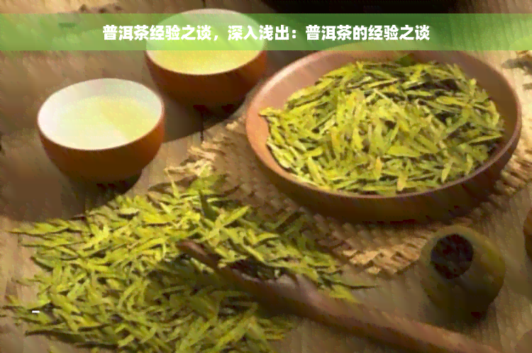 普洱茶经验之谈，深入浅出：普洱茶的经验之谈