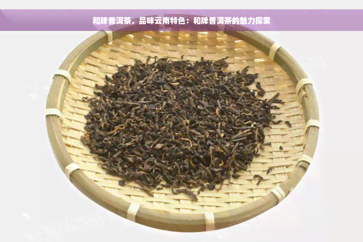 和牌普洱茶，品味云南特色：和牌普洱茶的魅力探索