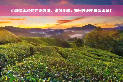 小块普洱茶的冲泡方法，详细步骤：如何冲泡小块普洱茶？