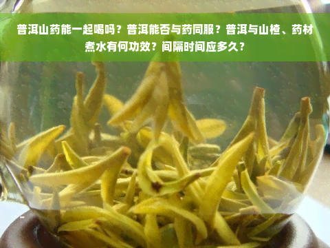 普洱山药能一起喝吗？普洱能否与药同服？普洱与山楂、药材煮水有何功效？间隔时间应多久？