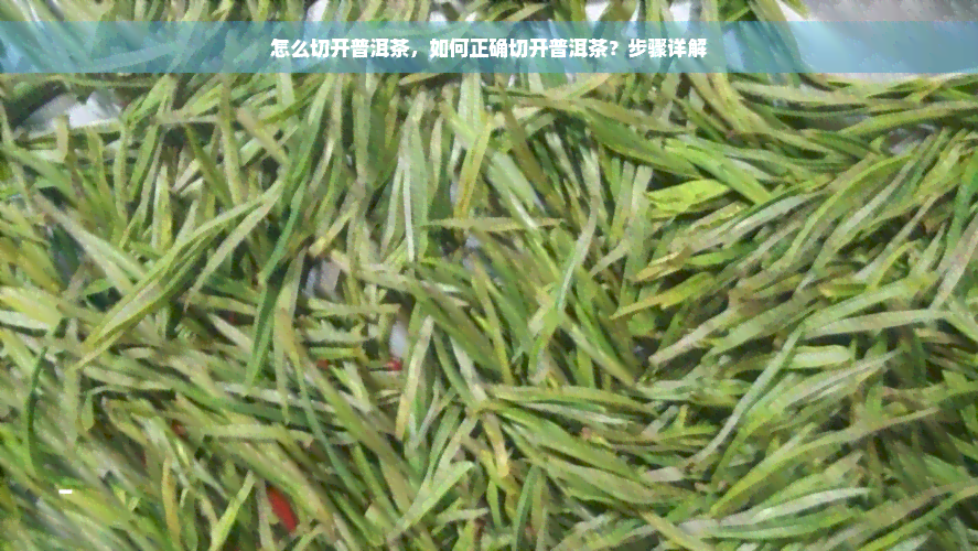 怎么切开普洱茶，如何正确切开普洱茶？步骤详解