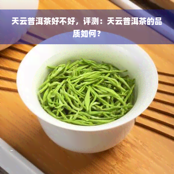 天云普洱茶好不好，评测：天云普洱茶的品质如何？