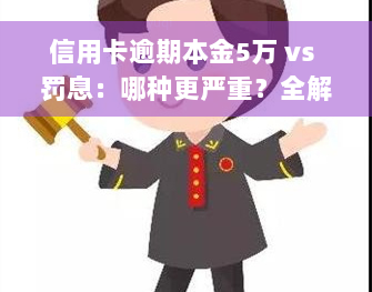 信用卡逾期本金5万 vs 罚息：哪种更严重？全解析！