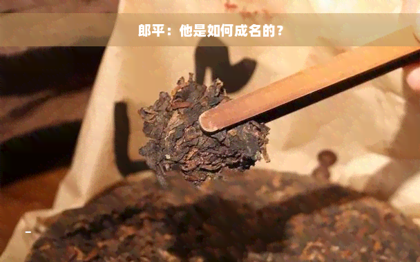 郎平：他是如何成名的？