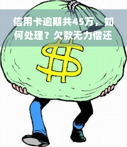 信用卡逾期共45万，如何处理？欠款无力偿还的后果及法律责任