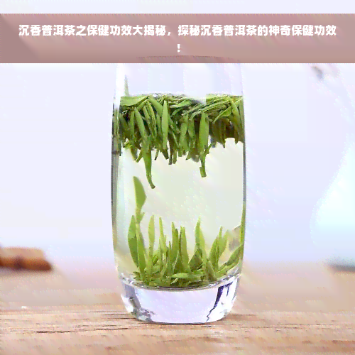 沉香普洱茶之保健功效大揭秘，探秘沉香普洱茶的神奇保健功效！