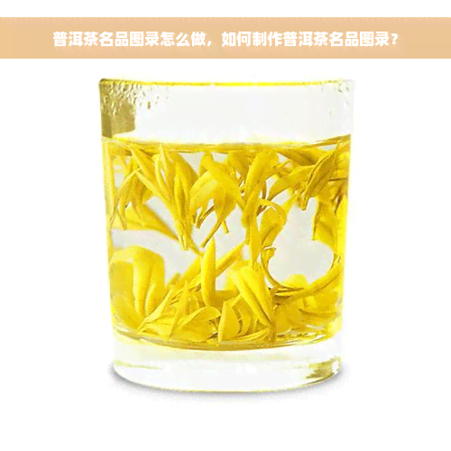 普洱茶名品图录怎么做，如何制作普洱茶名品图录？