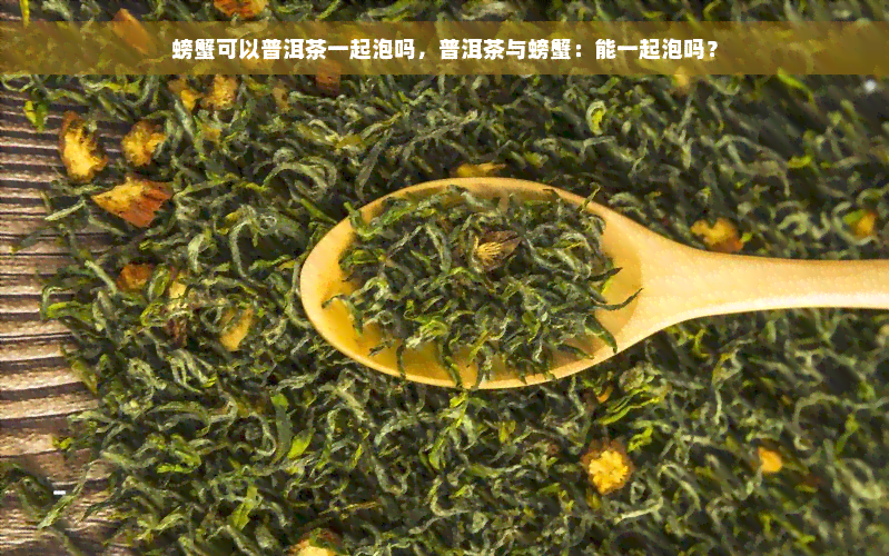 螃蟹可以普洱茶一起泡吗，普洱茶与螃蟹：能一起泡吗？