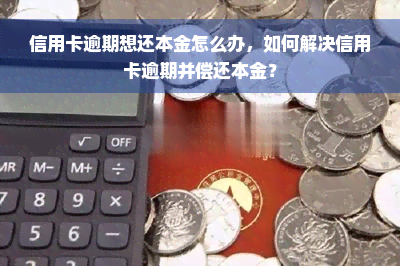 信用卡逾期想还本金怎么办，如何解决信用卡逾期并偿还本金？