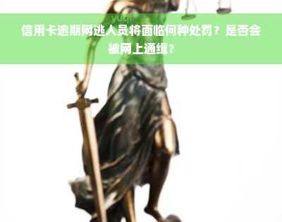 信用卡逾期网逃人员将面临何种处罚？是否会被网上通缉？