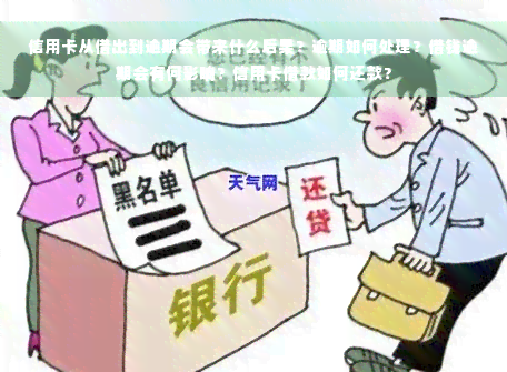 信用卡从借出到逾期会带来什么后果？逾期如何处理？借钱逾期会有何影响？信用卡借款如何还款？