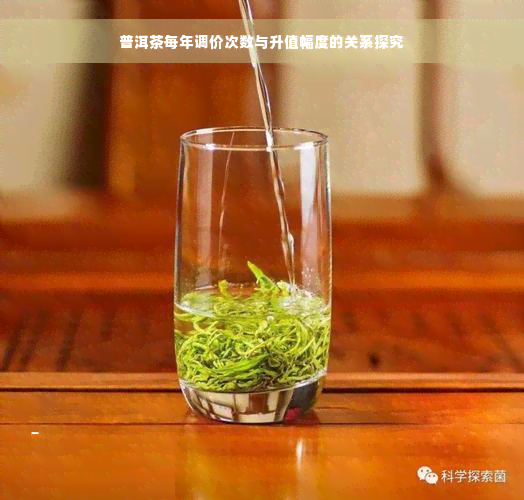 普洱茶每年调价次数与升值幅度的关系探究