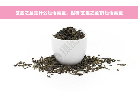 玄虚之至是什么短语类型，探析'玄虚之至'的短语类型