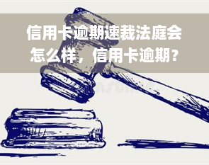 信用卡逾期速裁法庭会怎么样，信用卡逾期？速裁法庭将如何处理你的案件？