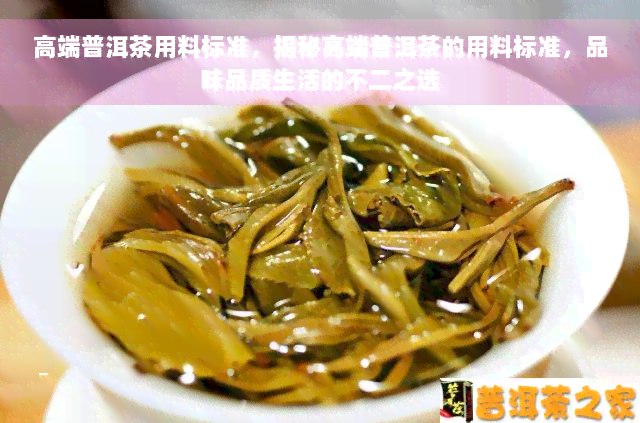 高端普洱茶用料标准，揭秘高端普洱茶的用料标准，品味品质生活的不二之选