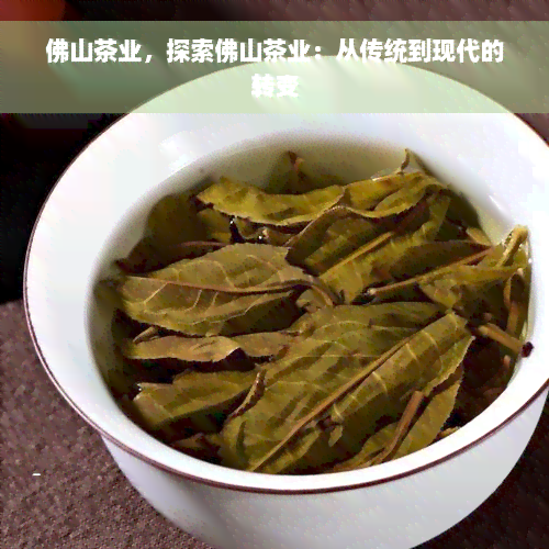 佛山茶业，探索佛山茶业：从传统到现代的转变