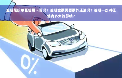 逾期是按单张信用卡算吗？逾期金额需要额外还清吗？逾期一次对征信有多大的影响？