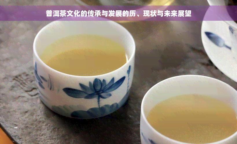 普洱茶文化的传承与发展的历、现状与未来展望