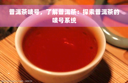 普洱茶唛号，了解普洱茶：探索普洱茶的唛号系统