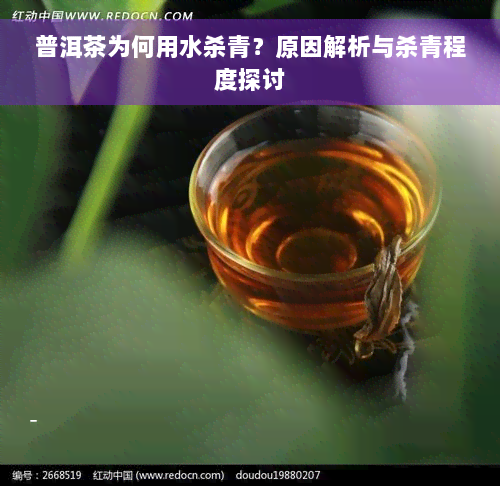 普洱茶为何用水杀青？原因解析与杀青程度探讨