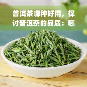 普洱茶哪种好用，探讨普洱茶的品质：哪种普洱茶最适合你？