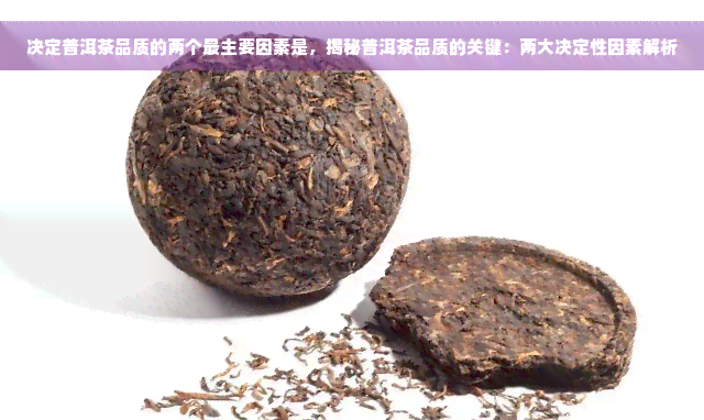 决定普洱茶品质的两个最主要因素是，揭秘普洱茶品质的关键：两大决定性因素解析