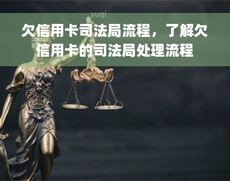 欠信用卡司法局流程，了解欠信用卡的司法局处理流程