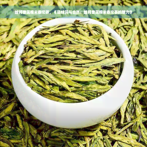 城邦普洱糯米香沱茶，《品味历与自然：城邦普洱糯米香沱茶的魅力》