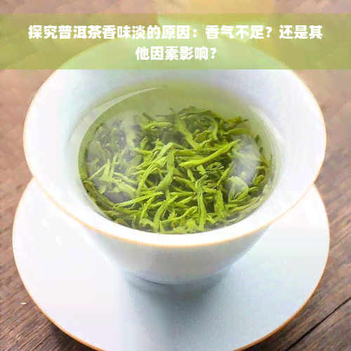 探究普洱茶香味淡的原因：香气不足？还是其他因素影响？