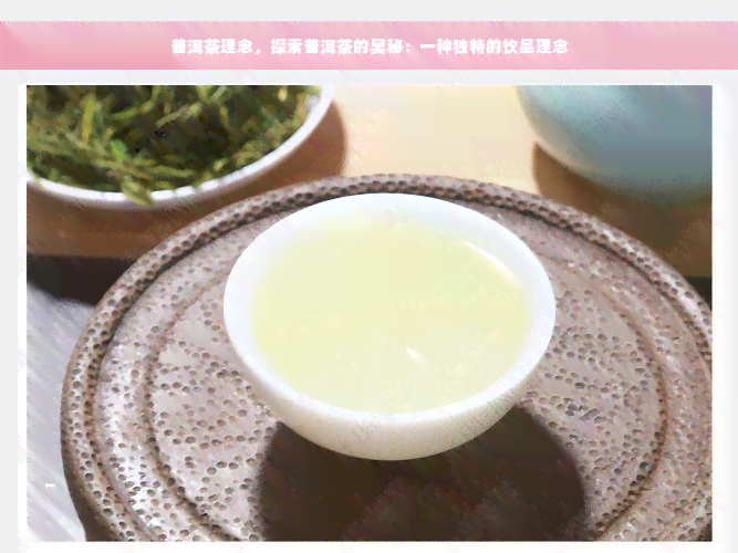 普洱茶理念，探索普洱茶的奥秘：一种独特的饮品理念