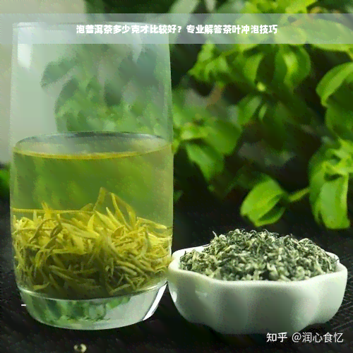 泡普洱茶多少克才比较好？专业解答茶叶冲泡技巧