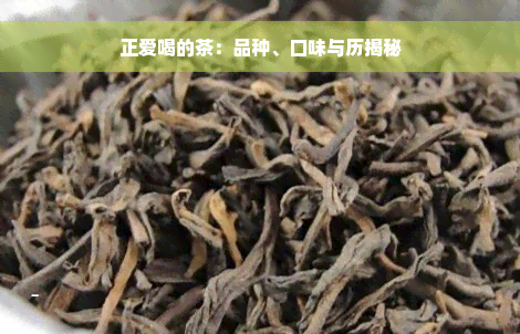 正爱喝的茶：品种、口味与历揭秘