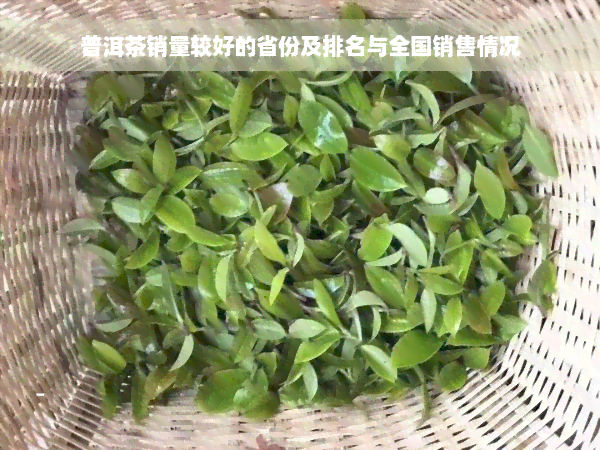 普洱茶销量较好的省份及排名与全国销售情况